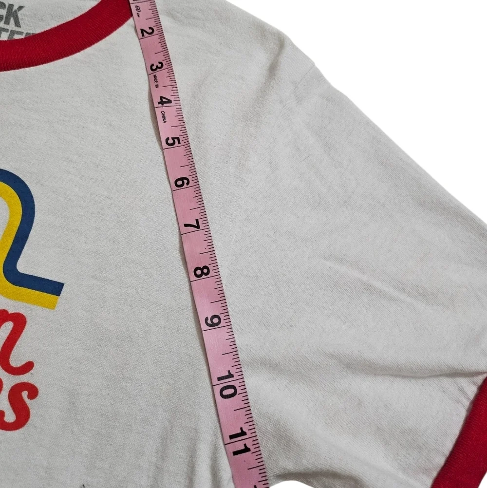 Steven Rhodes "Let's Summon Demons" White Ringer Tee - Picture 9 of 10